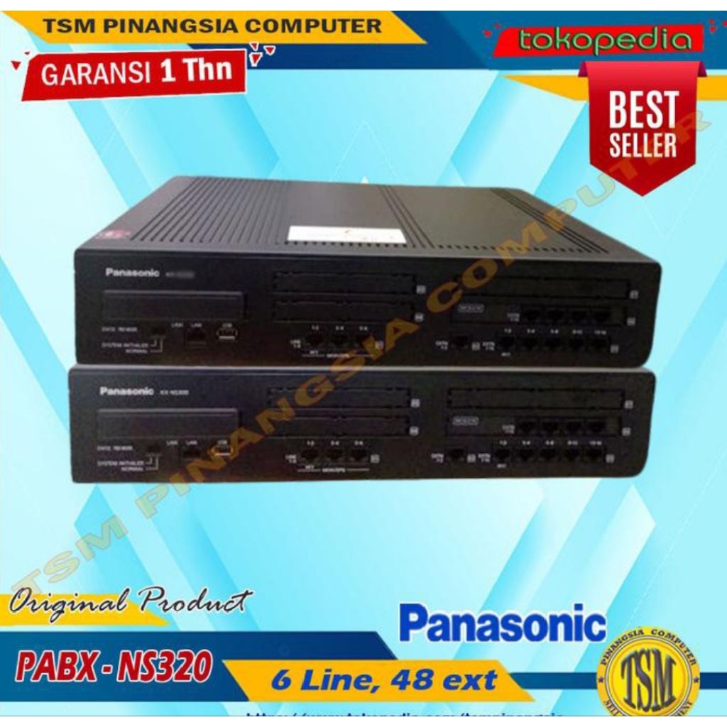 IP PABX Panasonic KX-NS300 ( 6 Line 48 Extension )