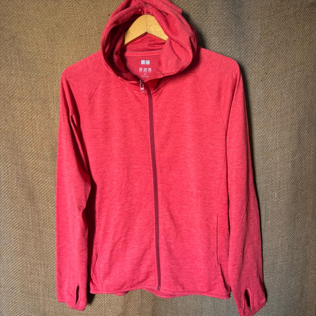Uniqlo Dry Ex UV Protection Lighten Red Jacket Unisex