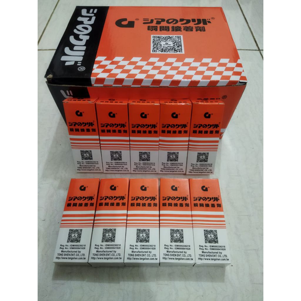 

10 pcs Lem G Lem Korea Original Asli Lem Power Glue Ada Barcode nya