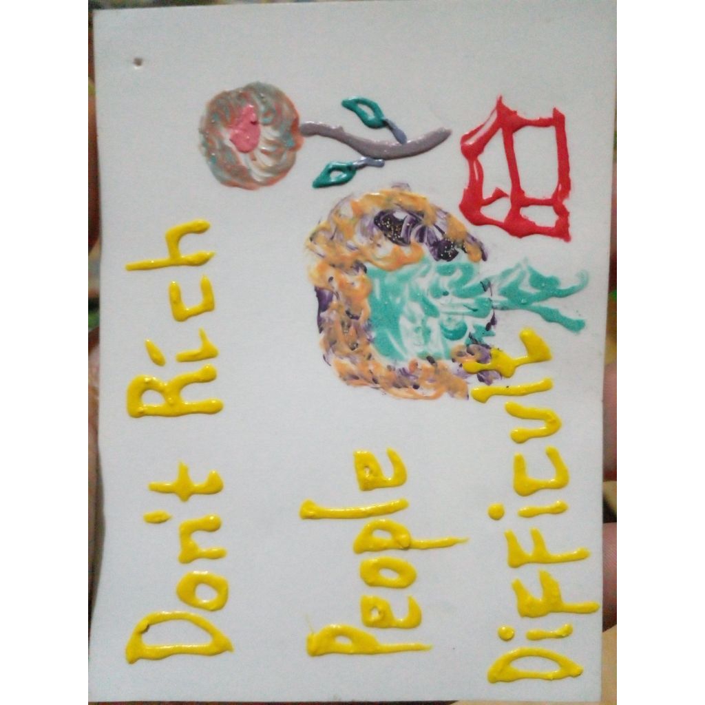 

British Sticker Timbul : Don't Rich People Difficult