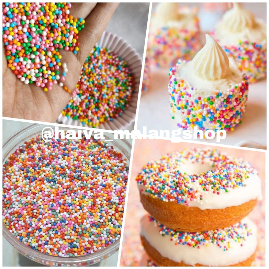 

Sprinkle Rainbow - Korean Rainbow - Tirmit Rainbow Confetti - Trimit - Spikel 50gr 100gr