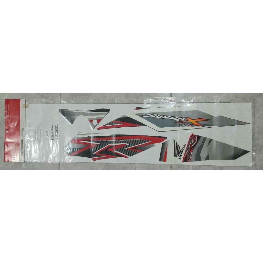 Sticker striping list body honda Supra X 125 original baru871X0-KYL-690ZBL
