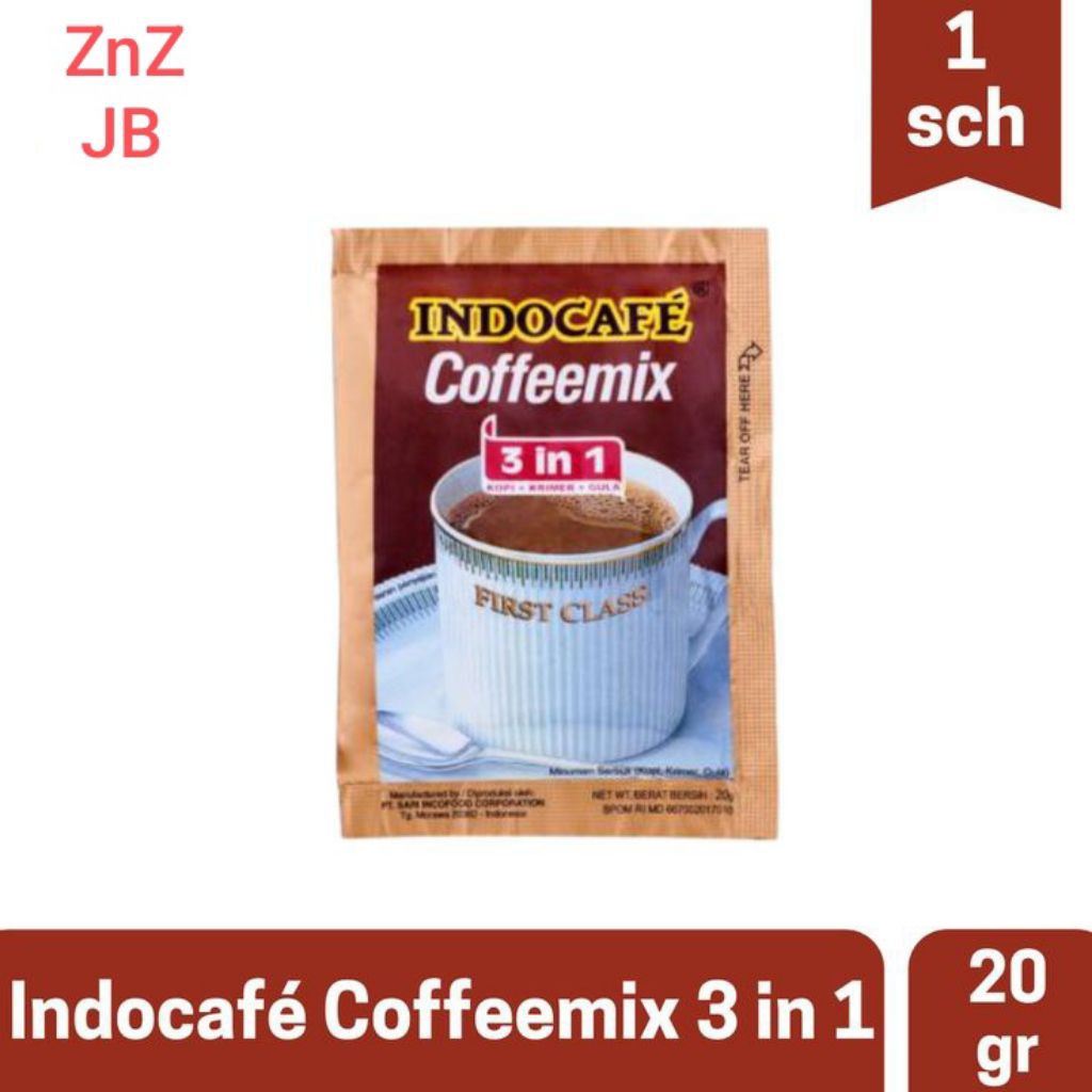

INDOCAFE COFFEMIX 3in1 20gr isi 10 SACHET/RTG