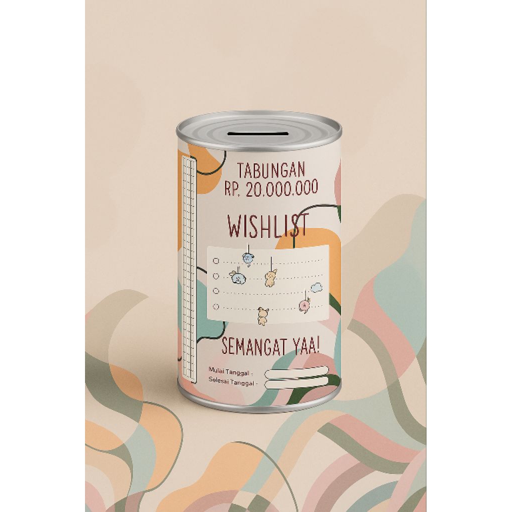 Celengan Target  Jumbo Murah Celengan Target 10 RIBU TARGET 20 JUTA Buka Tutup Permanen Celengan Atm