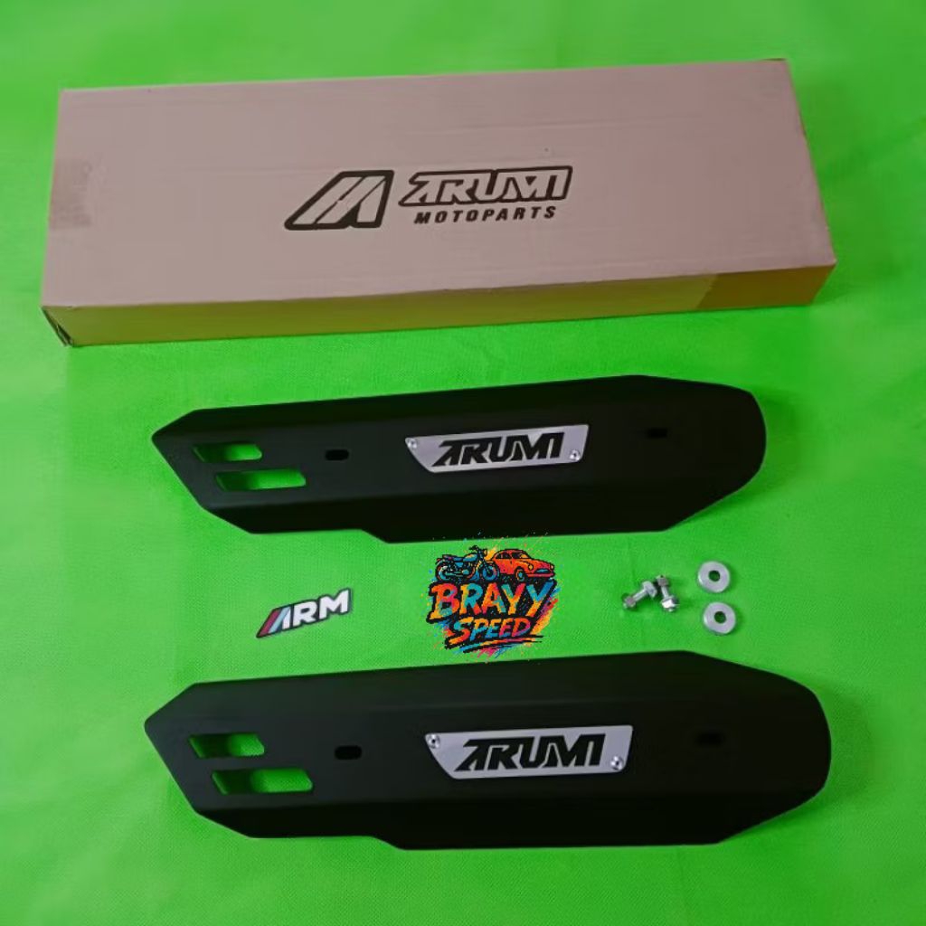 Cover Knalpot Beat Scoopy Genio Arm Aruml Tameng Knalpot