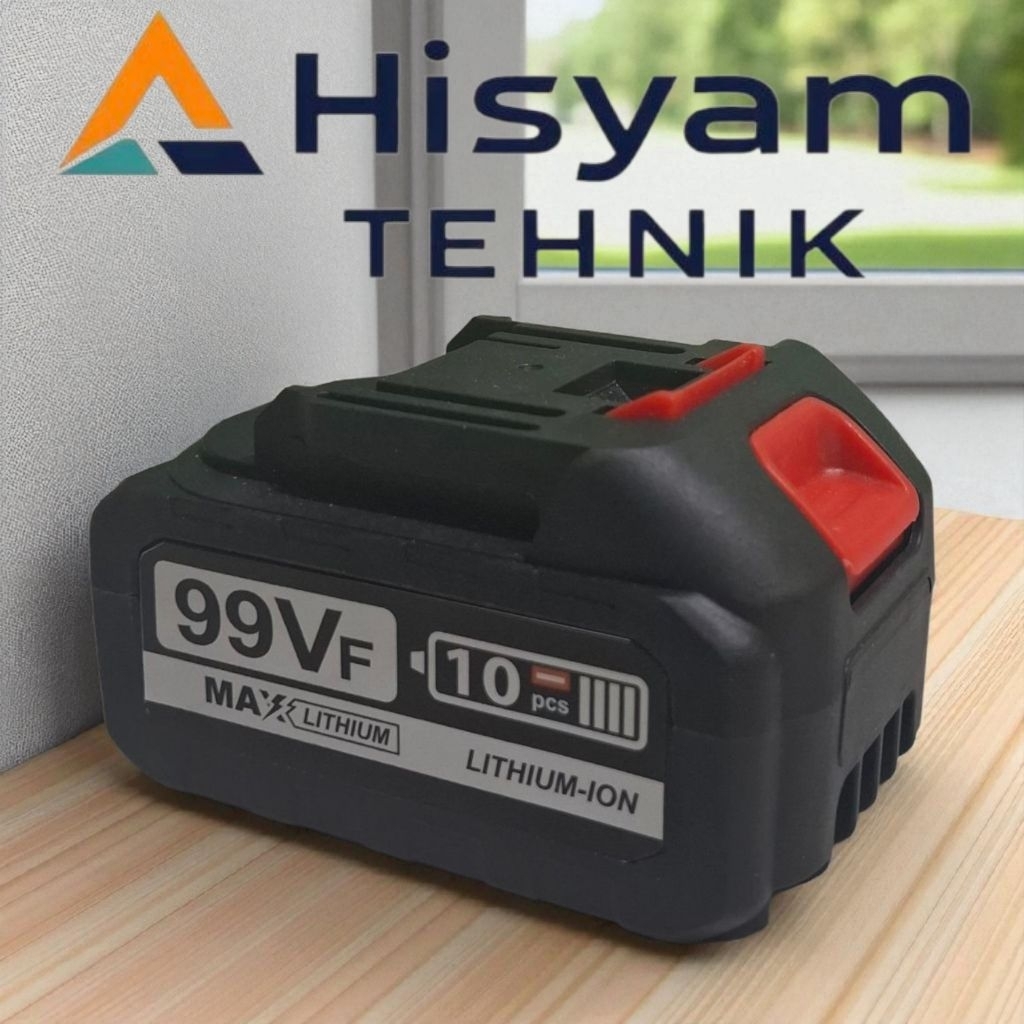 BATERAI IMPACT WRENCH CORDLESS APR 99VF BATRE BOR IMPACT GERINDA APR 99VF 10 CELL