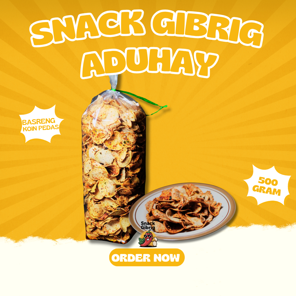 

Basreng Koin/Bulat Premium Pedas Daun Jeruk