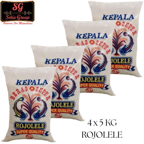 

(4x5 kg) Beras ROJOLELE Beras Kemasan 5 kg