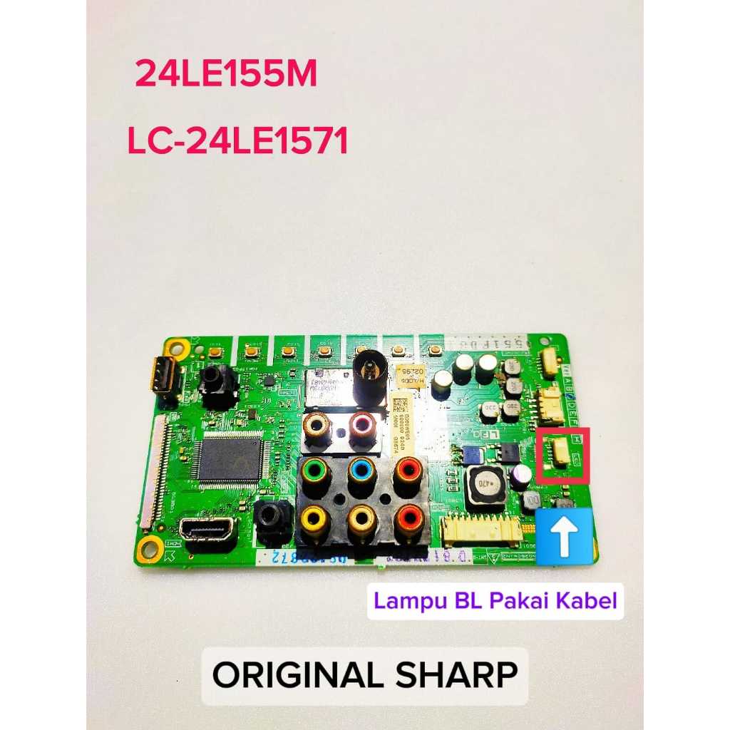 MB Mainboard Motherboard Mobo Modul mb Mesin tv Sharp 24le155m lc-24le1571 lc-24le157I