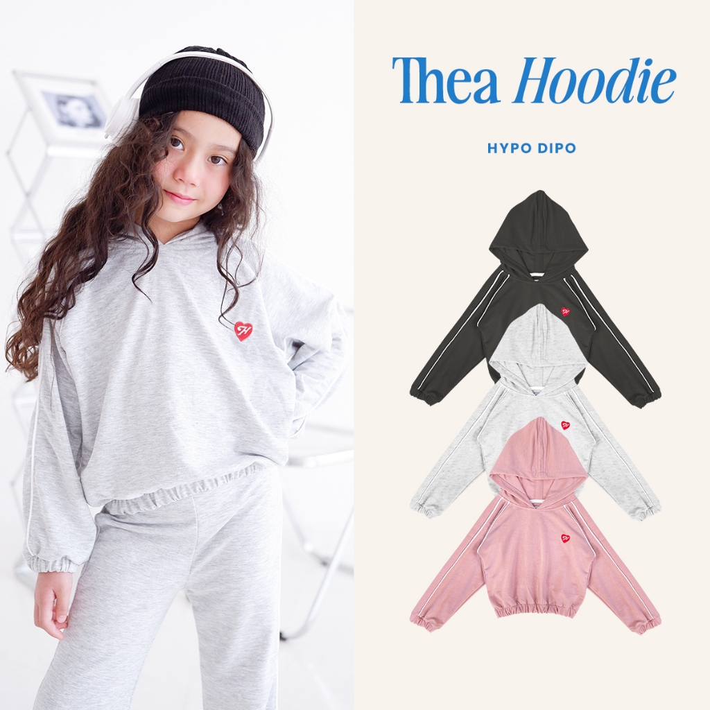 HYPO DIPO - Thea Kids Hoodie - Atasan Jaket Anak Laki laki Perempuan Baby Terry Umur 1 -8 Tahun