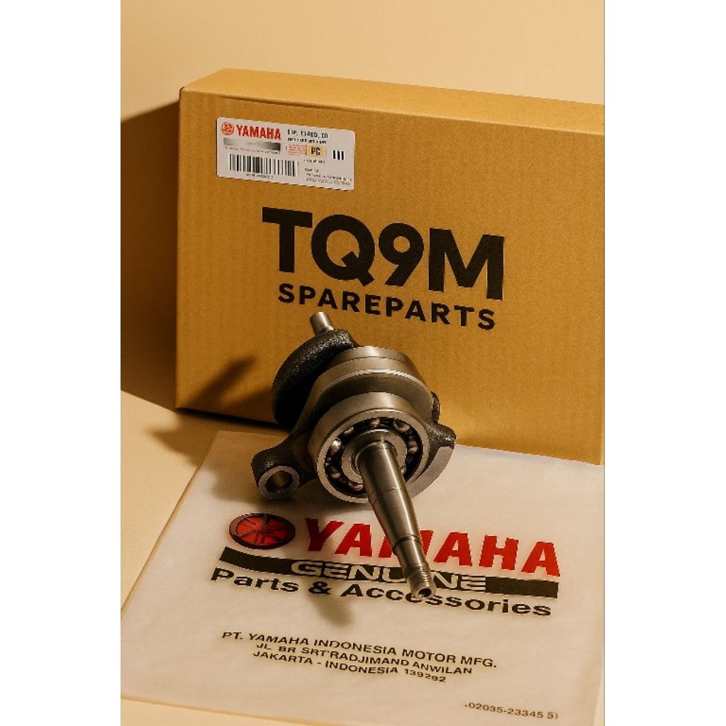 Paket lengkap Bandul kruk as assy atau Paket lengkap bandul stang seher komplit YAMAHA 5TP vega r la