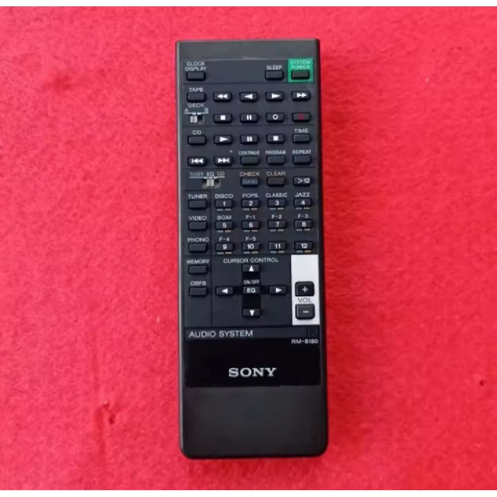 Remote Control AUDIO SYSTEM SONY RM-S150 Original