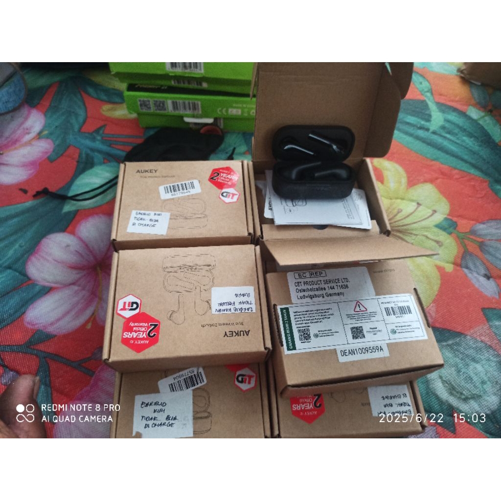 headset aukey original T21 RUSAK