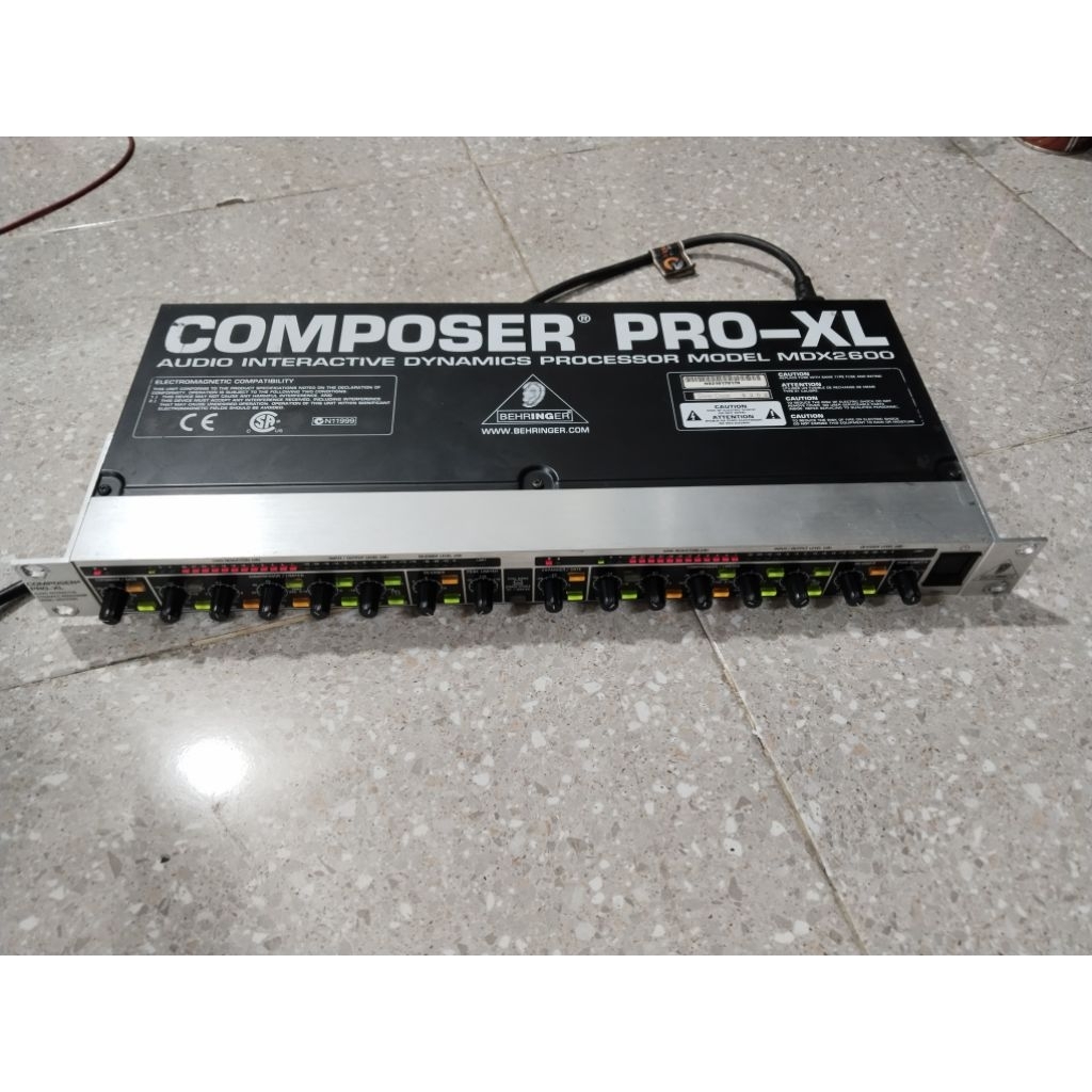 compressor behringer mdx2600