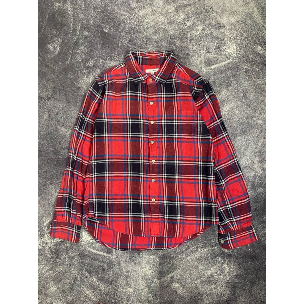 Kemeja flanel second original