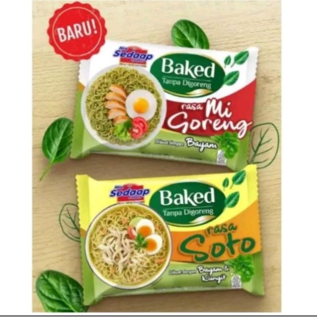

MIE SEDAAP BAKED GORENG DAN SOTO 76G