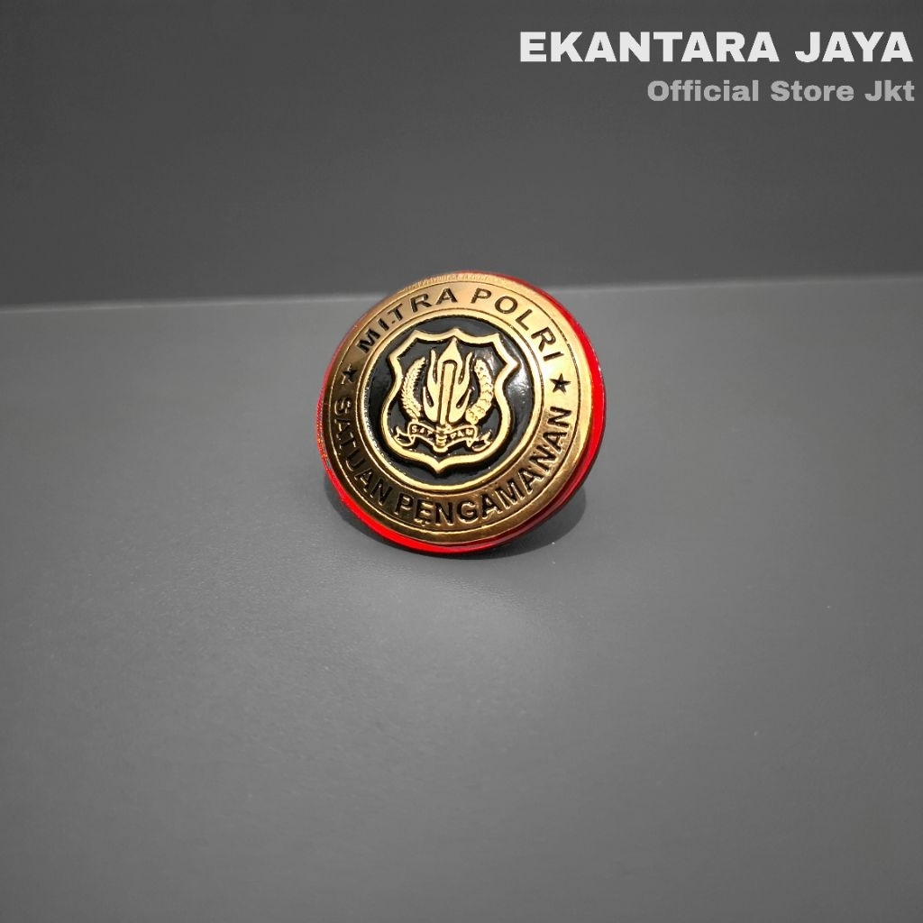 Pin Mitra Polri/Brevet Mitra Polri/Brivet Mitra Polri Full Mika Premium