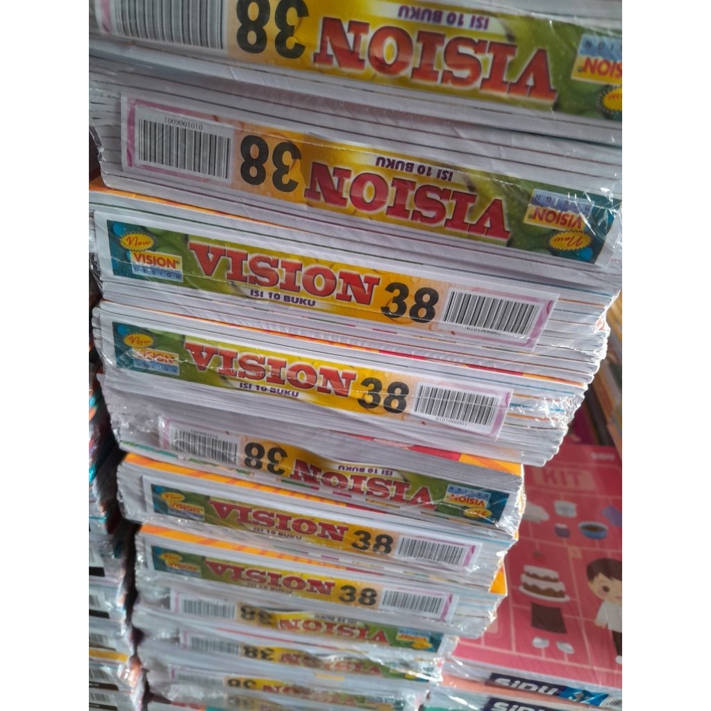 

(COD) BUKU TULIS VISION ISI 38 1pak Isi 10pcs