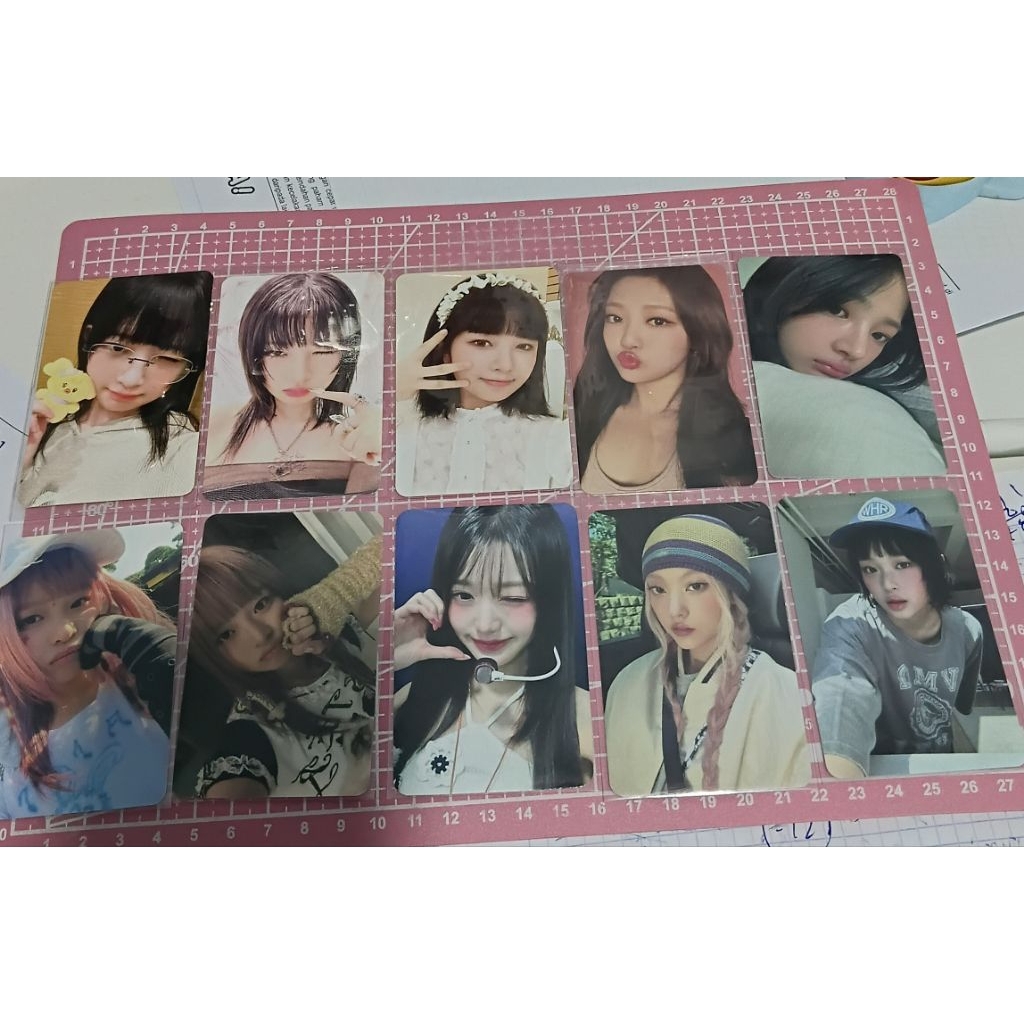 photocard Official Aespa, Ive  (read desk)