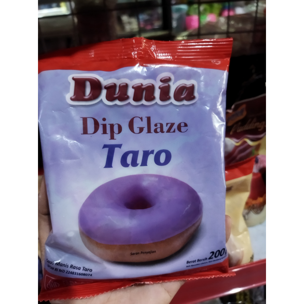 

Dunia Dip Glaze Taro 200gr / Toping Rasa Taro