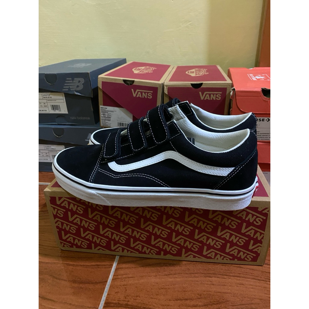 Vans old skool velcro (RESMI PT.NAVYA)