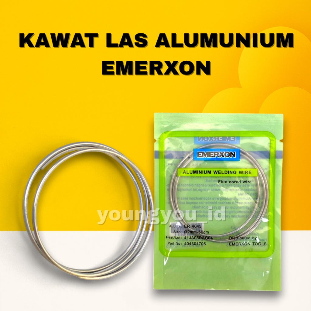 KAWAT LAS ALUMINIUM / KAWAT LAS KHUSUS LOGAM ALUMINIUM EMERXONEMERXON / Aluminium Welding Wire