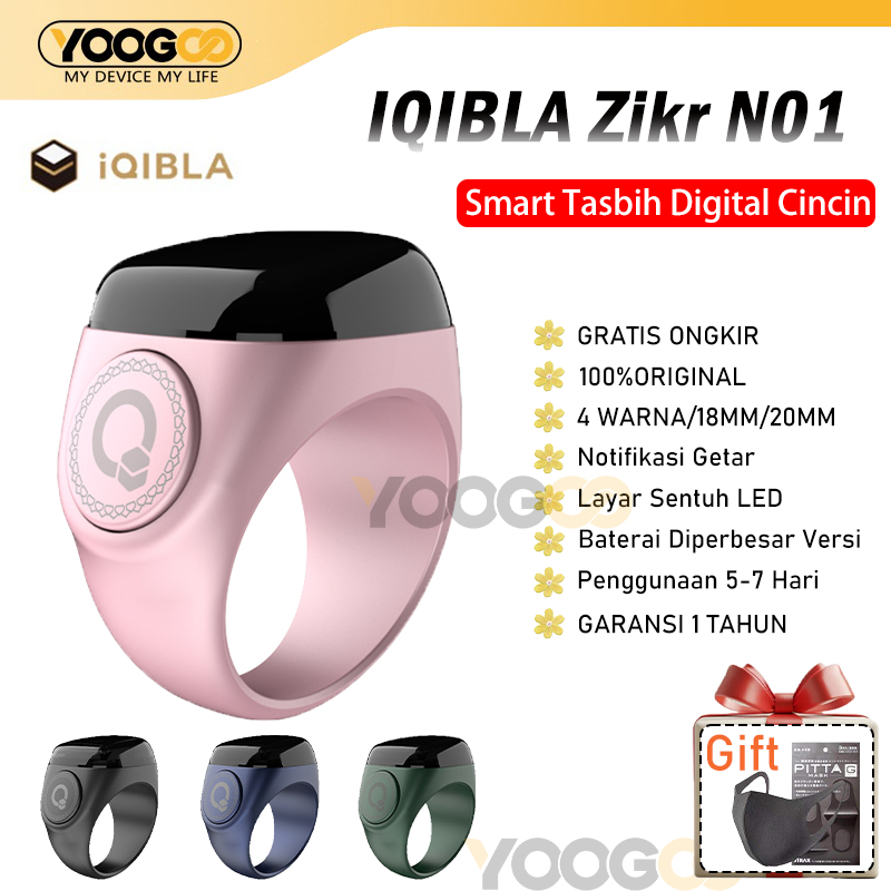 [READY] IQibla Zikr Ring Cincin Tasbih Digital Tasbih Smart IQIBLA Ring Iqibla Tasbih Digital