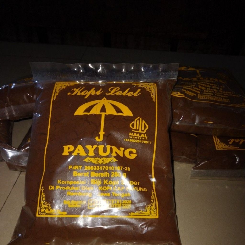 

Kopi LeLet cap Payung Halal