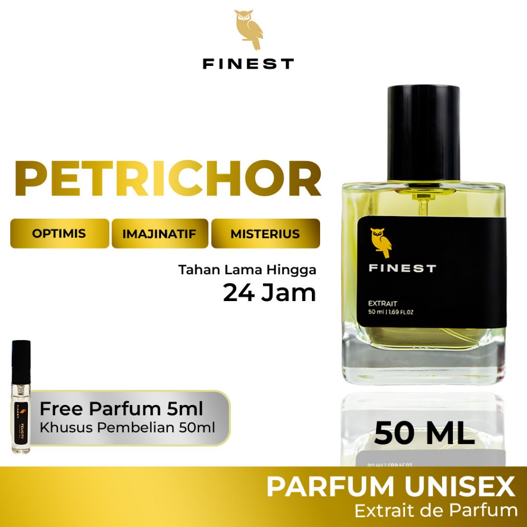 Finest Parfum Petrichor Parfume Wanita Extrait de perfume 50ml dan 35ml