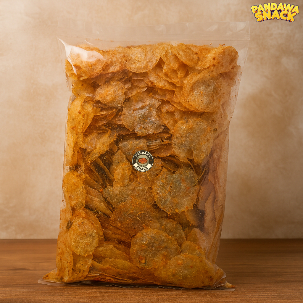 

Keripik Kaca Pedas Daun Jeruk 1Kg Kripca