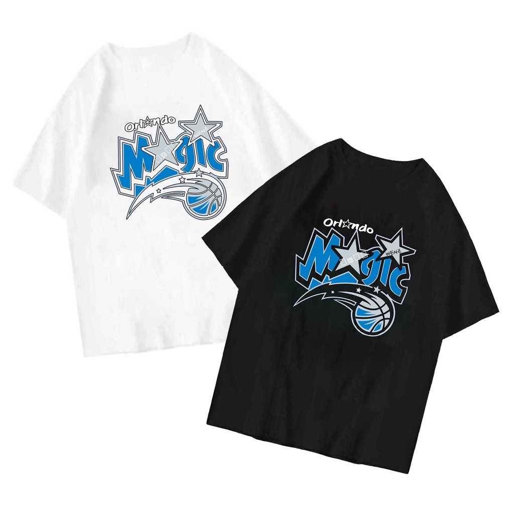 T-Shirt Oversize Orlando Magic Unisex | Kaos Basket Retro Vintage Distro Pria Wanita Trendy