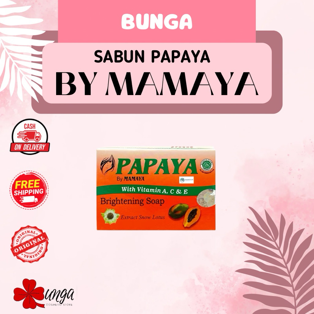BUNGA - Sabun Papaya / Sabun RDL Papaya / RDL Papaya Sabun