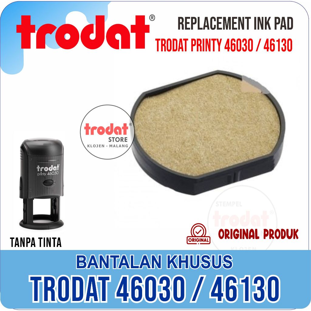 

Swop pad Trodat 46030 / 46130 DATER / ink-cartridges pad TRODAT/ Bantalan Khusus Stempel TRODAT