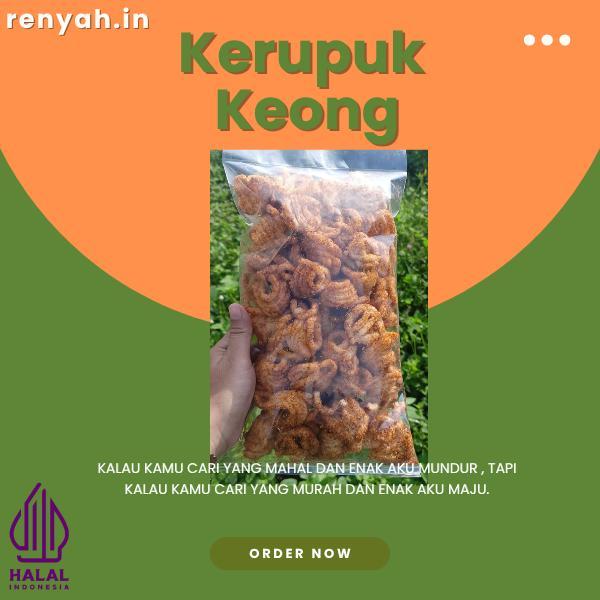 

Kerupuk Keong Pedas gurih Keripik Cemilan Renyah.in
