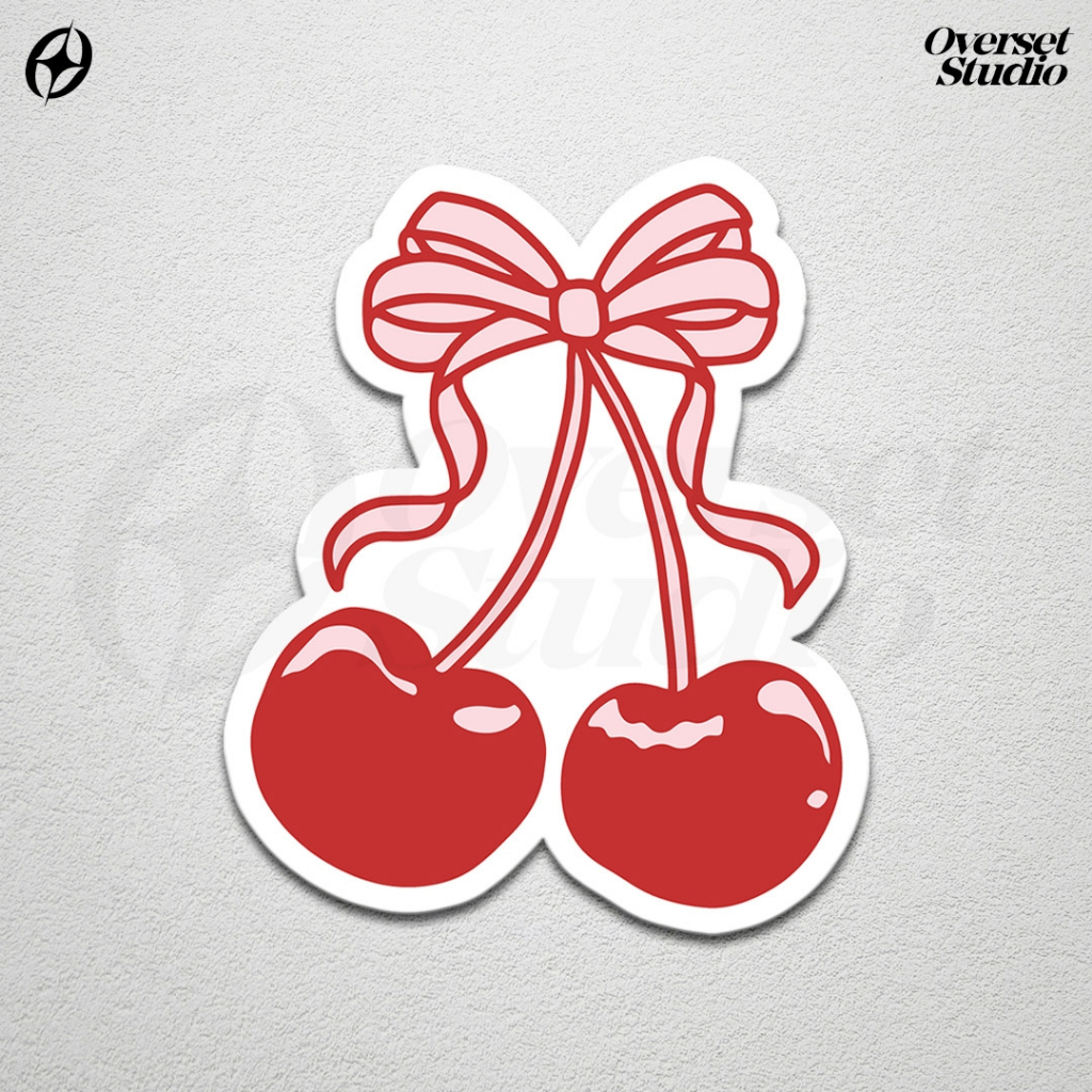

(GRATIS ONGKIR & COD) Stiker Sticker Cherry Bow / Stiker Lucu Aesthetic Cherry / Sticker Vinyl Glossy / Vintage Retro Aesthetic Sticker / Sticker Band / Stiker Brand Lokal / Stiker Satuan / Sticker Custom / Sticker Helm / Stiker Tumbler / Stiker Anti Air