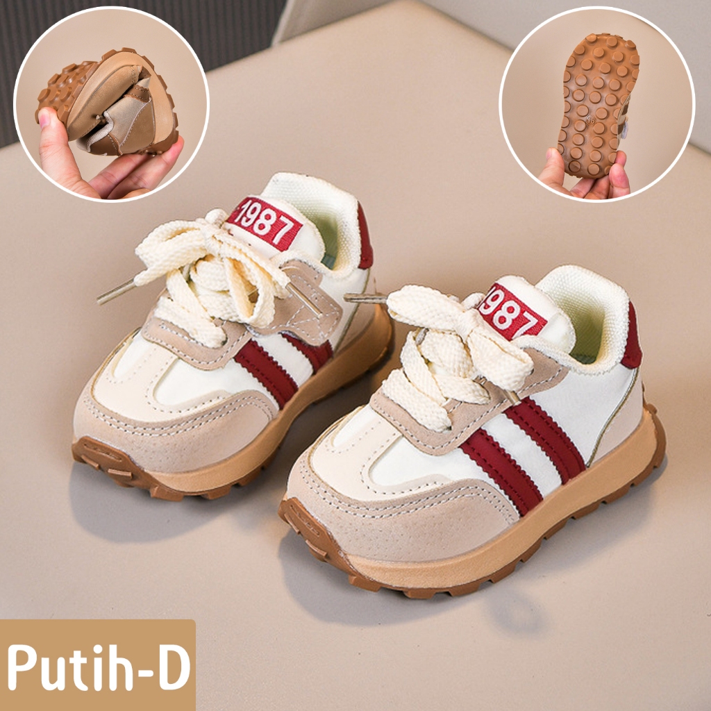 Sepatu Anak Import Sneakers Anak Putih Sepatu Sneakers Anak List Hitam Sneakers Anak Import Murah
