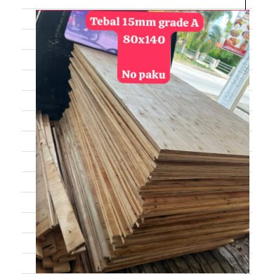 triplek uk 80 x 140 tebal 15 mm