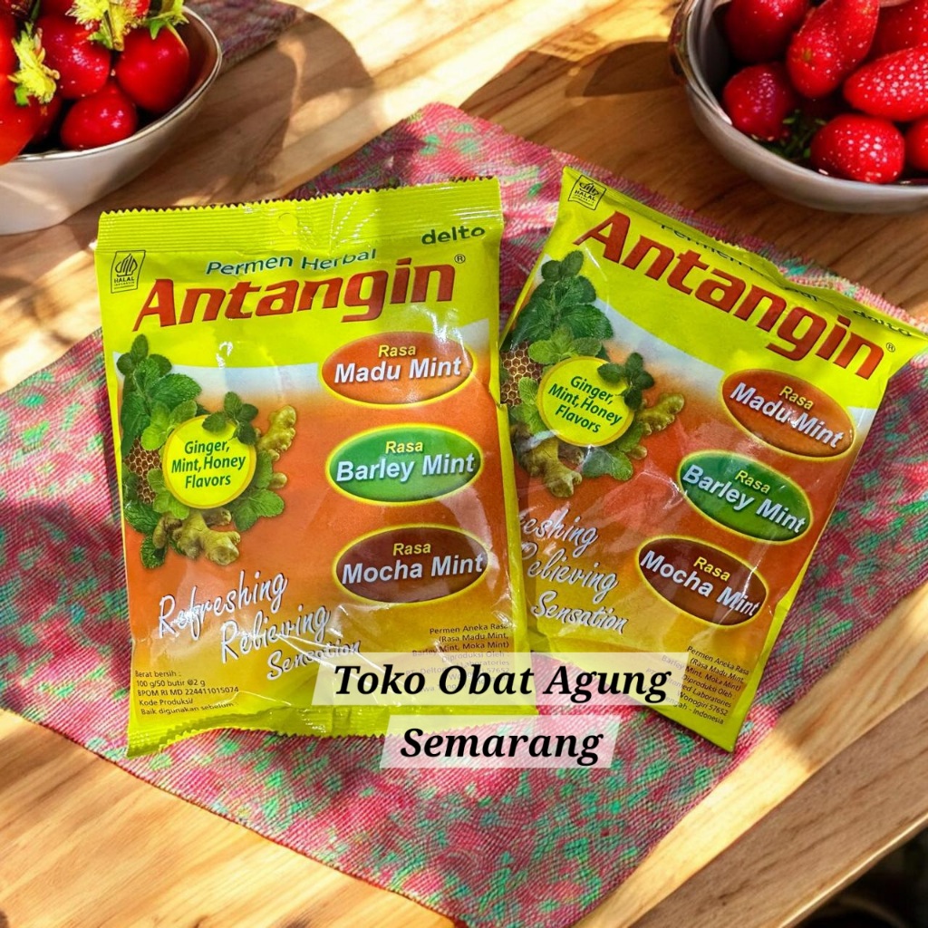 Antangin Herbal Candy, Isi 50 Butir Dengan 3 Macam Rasa