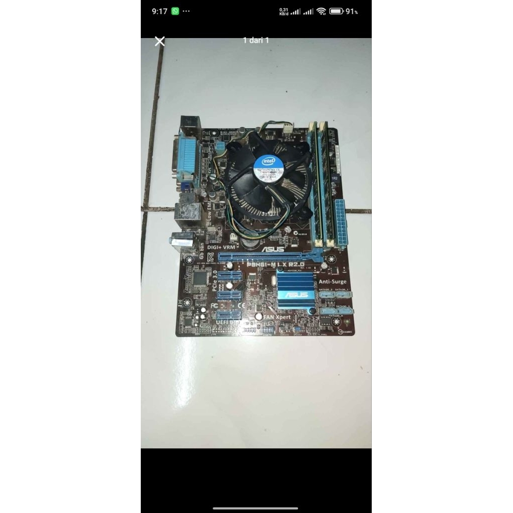 Paketan mobo h61 procie i5 3470 ram 2x8