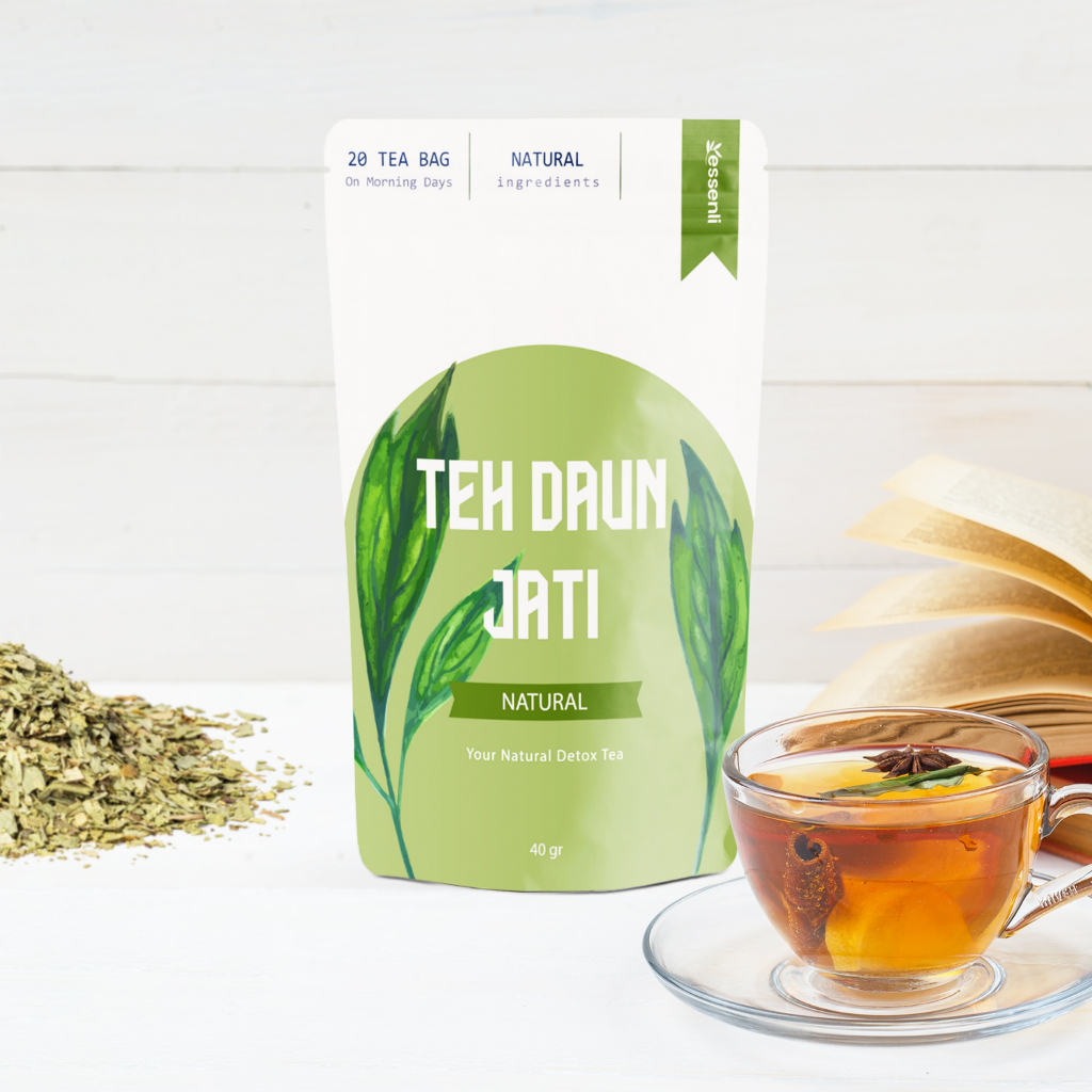 

ESSENLI Teh Celup Daun Jati Cina / Teh Pelangsing Badan / Peluntur Lemak Kolestrol