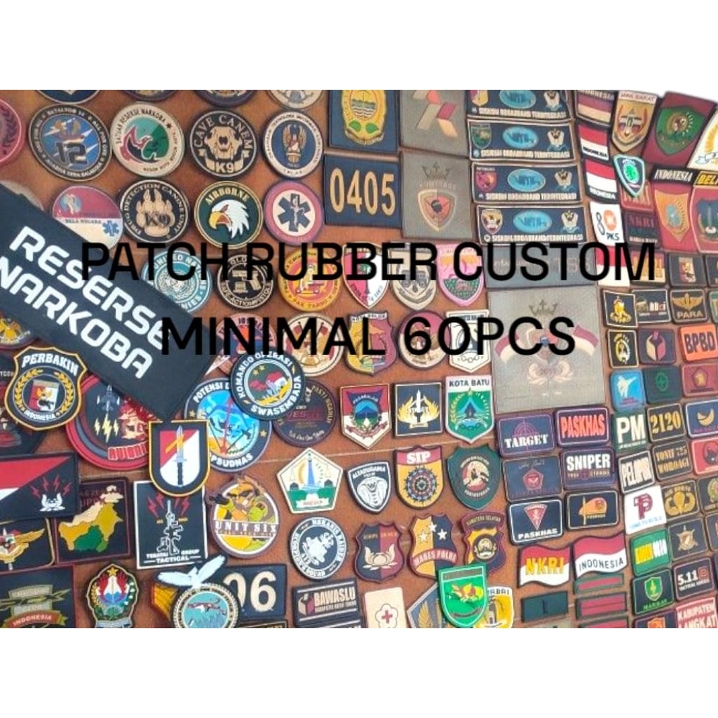 PATCH RUBBER CUSTOM LOGO