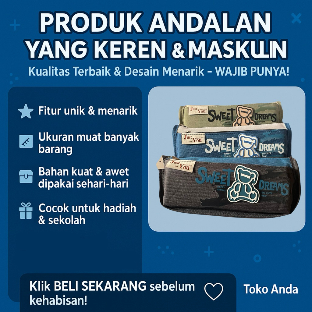 

TEMPAT PENSIL KAYAGI KY-7660 – Desain Stylish, Muat Banyak, Tahan Lama!