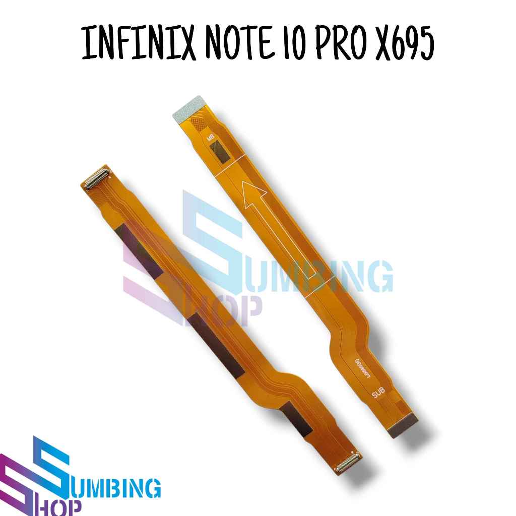 Flexible Ui Board Infinix Note 10 Pro X695 Fleksibel Penghubung Mesin Konektor Charger