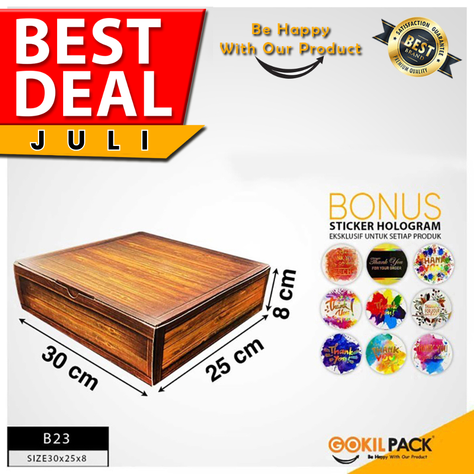 

Kotak Packaging|Kue|Serbaguna|Box|Dus|Cake|Pizza|Kado|B23