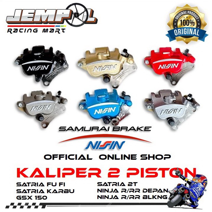 Nissin Kaliper Depan Nissin Samurai 2 Piston Satria Fu GSX Ninja R Ninja RR