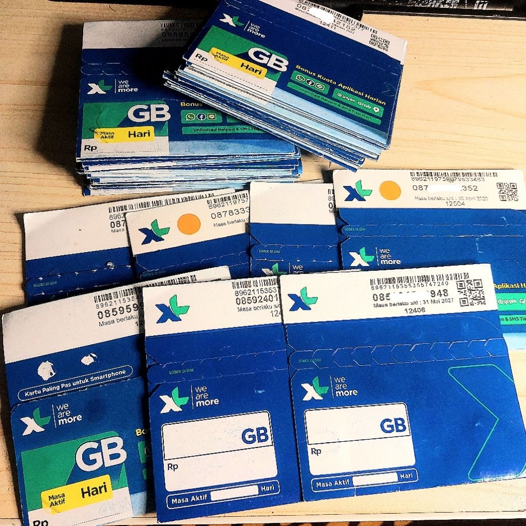 KARTU PERDANA XL TRI REGULER 0K FRESH MURAH