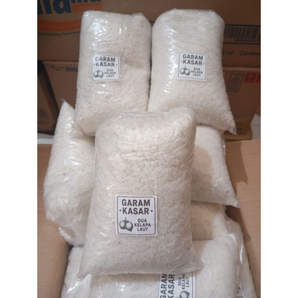 

Garam Kasar Alami 1kg – Asin Murni, Cocok untuk Masakan, Marinasi, & Kebutuhan Rumah Tangga