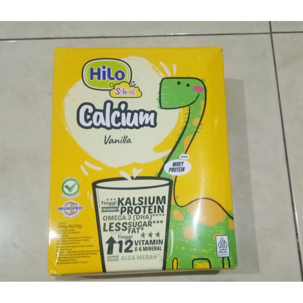 

Hilo School Calcium Rasa Vanila usia 4-12 th Exp Feb 27 MURAH