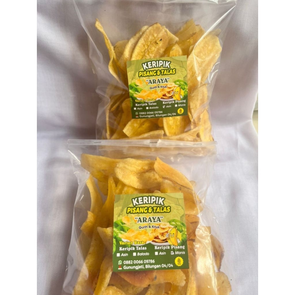 

kripik pisang gurih renyah