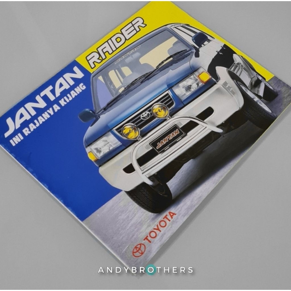 Buku/Brosur/Booklet/Katalog Toyota Kijang Kapsul JANTAN RAIDER 1997-2004 ORIGINAL